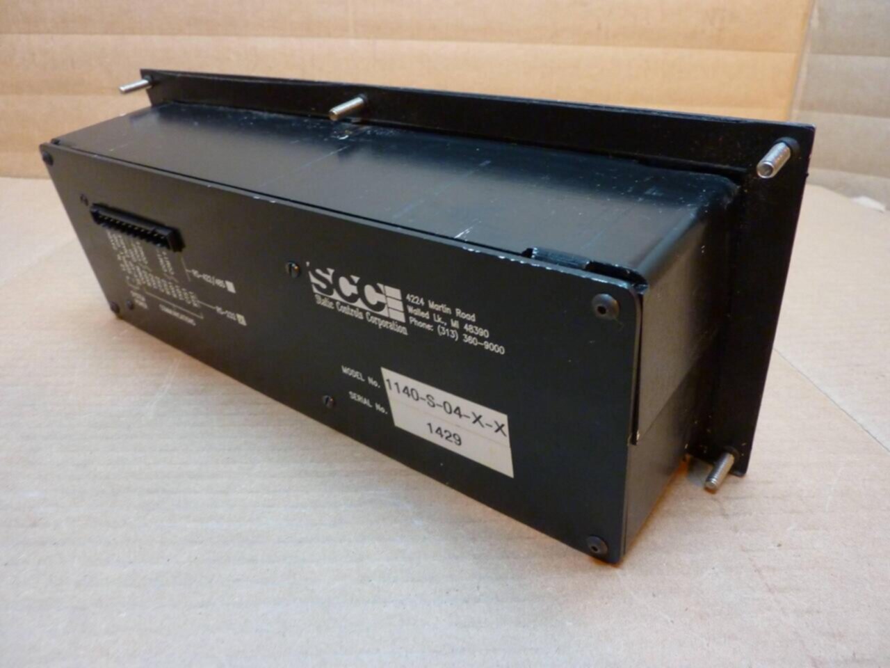 STATIC CONTROL SYSTEMS Display Unit 1140-S-04-X-X Used #23140 | eBay