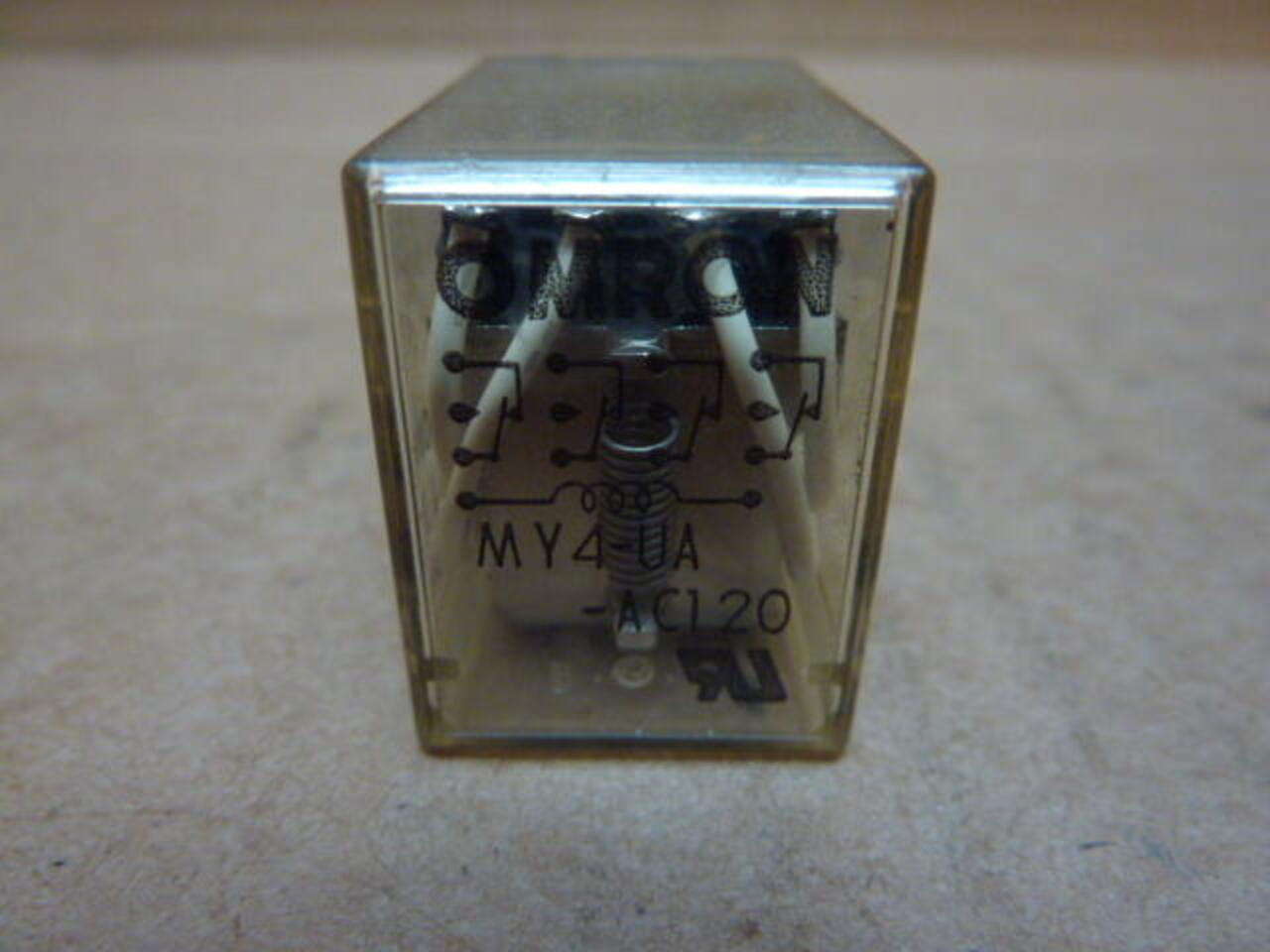 NEW OMRON LY4-UA-AC120 RELAY AC120V COIL 