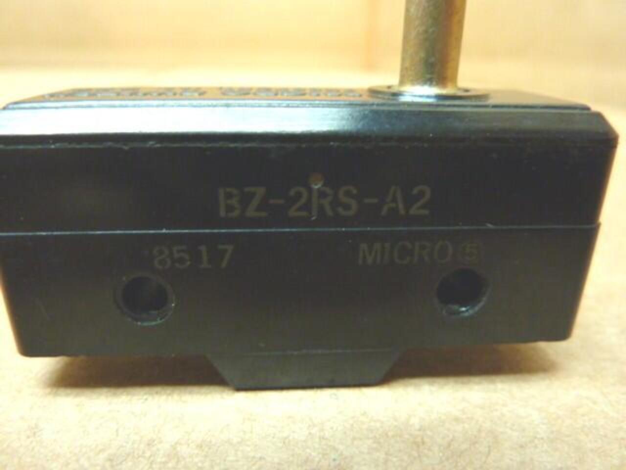 Lot of 2 250 or 480 VAC Micro Switch BZ-2RS-A2 15A 125