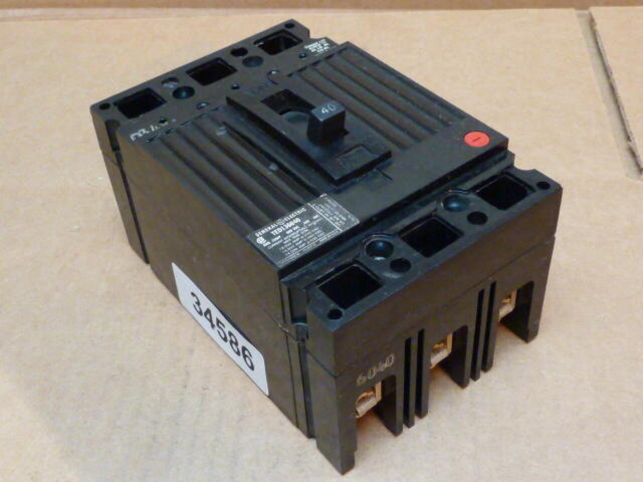 General Electric 20 Amp Circuit Breaker 40C Used 