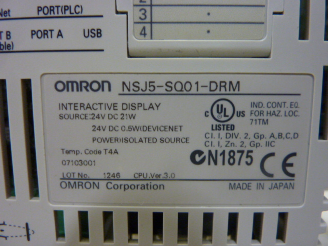 Ideal Machinery OMRON NSJ5-SQ01-DRM
