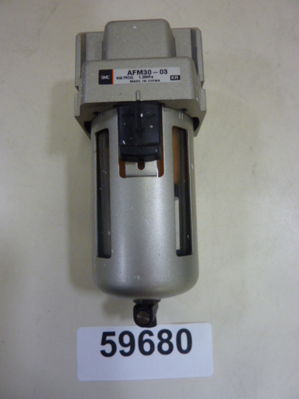 AFM30-03D Used SMC Filter Mist Separator/ Regulator Assembly AR30-03/ AF30-03D 
