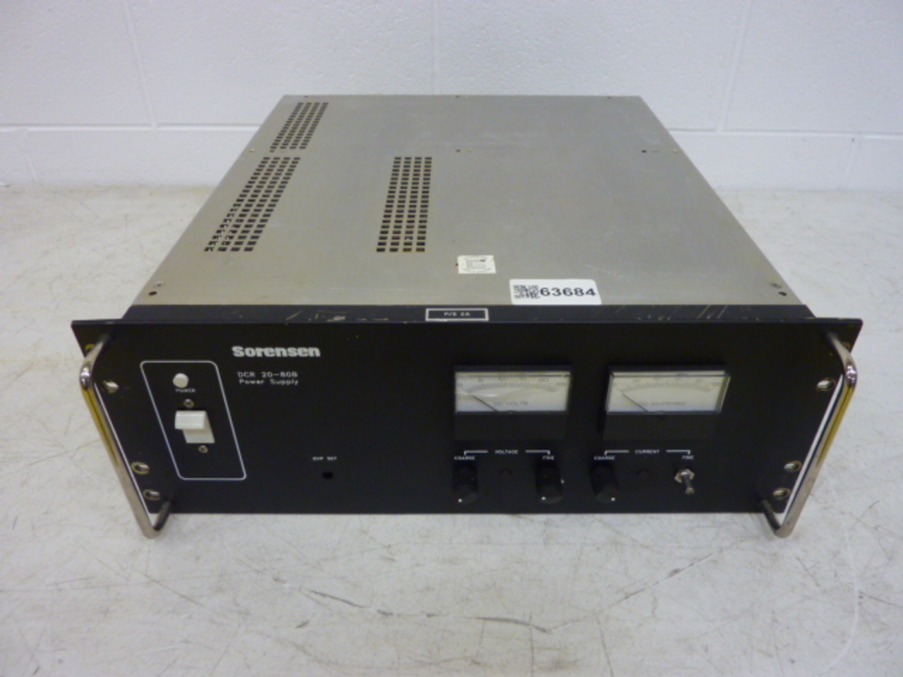 Sorensen Power Supply DCR 20-80b2 #63684 For Sale Online | EBay