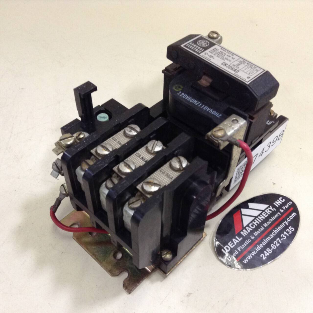 general-electric-ge-motor-starter-size-00-cr206a0-used-74398-ebay