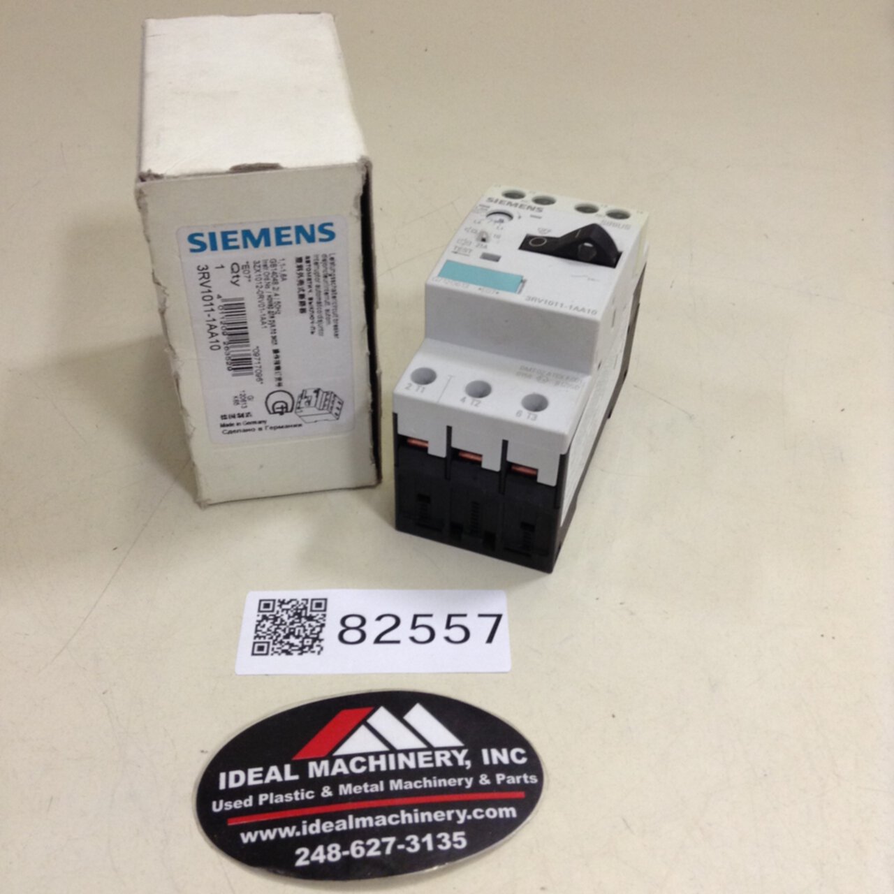 Ideal Machinery | SIEMENS 3RV1011-1AA10