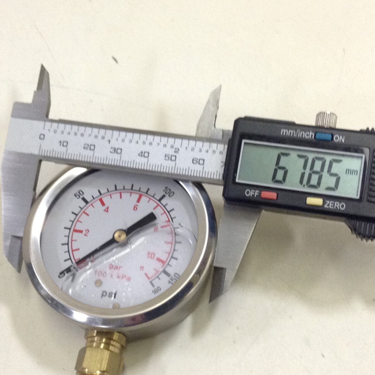 DYNAMIC FLUID COMPONENTS Pressure Gauge CF1P-010A New #84405 | eBay