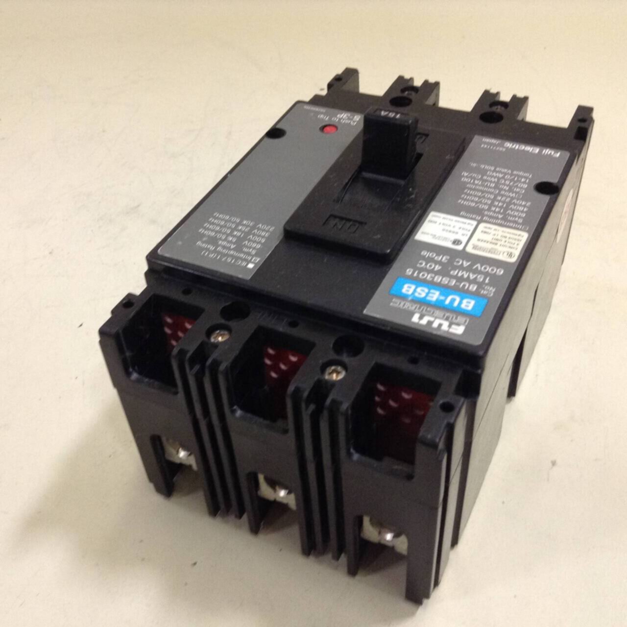 FUJI ELECTRIC 15 Amp Circuit Breaker BU-ESB3015 Used #84878 | eBay