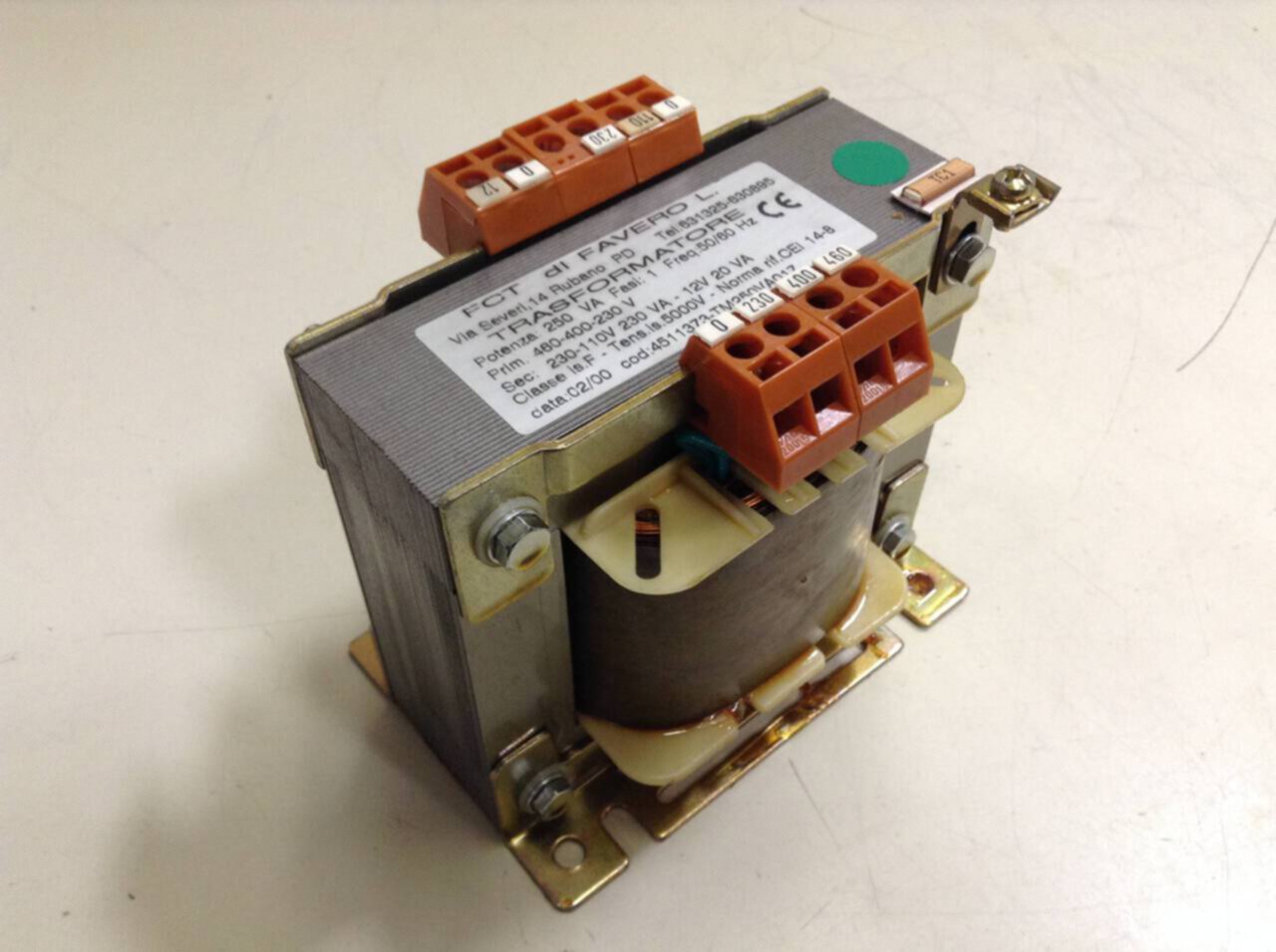 FCT 0.25 kVA Transformer 4511373-TM250VA017 Used #87064 | eBay